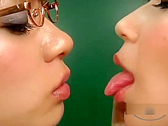 2 Teachers Kissing One Of Them Getting Her Pussy Rubbed In The Classroo