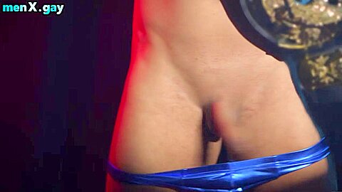 3some loving judge barebacked by massive wrestlers in arena