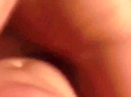 A Blonde With Fake Tits Stripteases And Then Gets Humped And Cum On Her Face