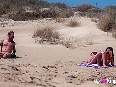 A Couple Gets Caught On A Having Sex On The Nude Beach With And 18 Years Old