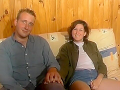 A French Girl With Small Tits Pleasing A Thick Pecker