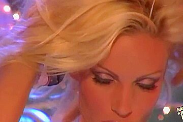 A Gorgeous Blonde Takes One Large Cumshot From A Dick That Was In Her Ass