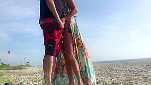 A Passer-by Cum In My Ass In Front Of Everyone!