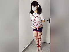 A Woman With Big Breasts Is Bound And Set-up 01