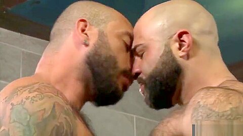 A steamy Gay Shower Room Scene by Atlas Grant, Julian Torres