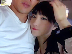 Adorable Japanese Girl Fucks Her Boyfriend In A Car