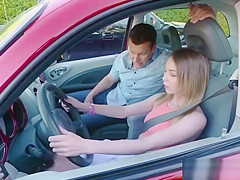 Adorable and crazy Angel Smalls gets fucked by her instructor