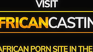 African Amateur Making Deal With Big Dick White Producer