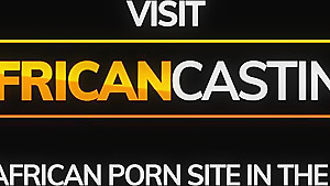 African Amateur Making Deal With Big Dick White Producer