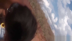 African MILF rough fucked outdoors