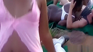 African babes blowing and riding boners outdoors