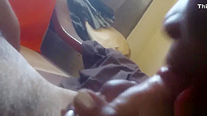 African ebony blowjob cum in mouth 1