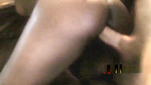 African hottie banged on couch