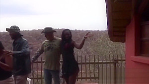 African slaves fuck white guys at BDSM orgy