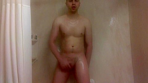 Alex masturbating in the shower