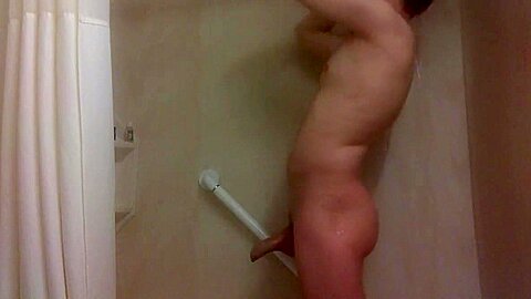 Alex masturbating in the shower