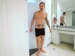 Alison satisfying her neighbors bf