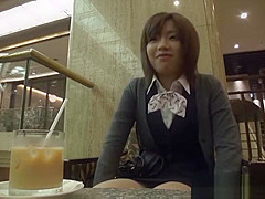 Alluring Japanese AV model is cock sucking teen 18+ in the car