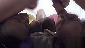Amateur Africans Hot Threesome
