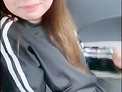 Amateur Asian teen 18+ Sucks My Dick In The Car
