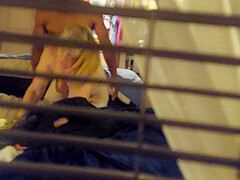 Amateur Wife Spied Fucking BBC Neighbor through Window
