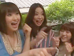 Amazing Japanese model Megu Fujiura, Ai Haneda, Risa Kasumi in Best Handjobs, Strapon JAV clip