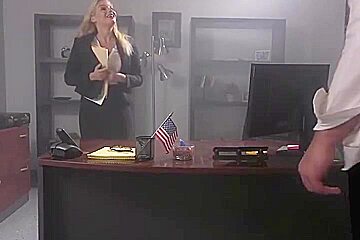 American Cock: Us Janitor Catches British Spy - Katy Jayne