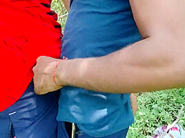 An Unknown Boy Is Sitting In A Dense Forest And A Boy Comes Towards Him
