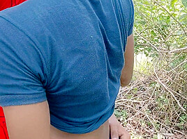 An Unknown Boy Is Sitting In A Dense Forest And A Boy Comes Towards Him
