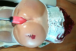 Anal Toys In Sissy Anal Slut Selena Gets Her Ass Fucked Doggy Style