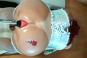 Anal Toys In Sissy Anal Slut Selena Gets Her Ass Fucked Doggy Style