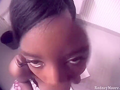 Ancient Huge Tits Black Girl Facial