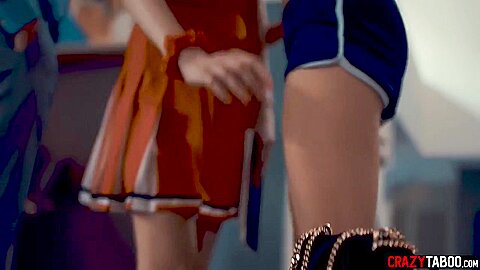 And Her Hubby Lure teen 18+ Cheerleader Into Sex