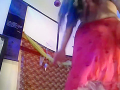 Arabi Lebanese Deity Vintage Belly Dancing Striptease Upskirt Thick Ass& Pretty Pussy Facesitting!