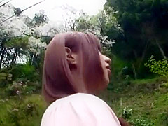 Arousing Asian teen 18+ Kokomi Naruse in outdoor car sex