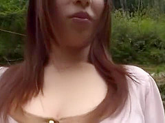 Arousing Asian teen 18+ Kokomi Naruse in outdoor car sex