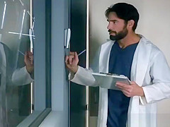 Ashley Fires sucking the doctors big balls