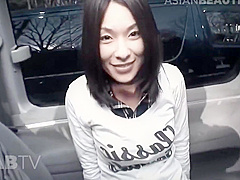 Asian Babe Couldnt Wait To Get Home    Hungry For My Cock