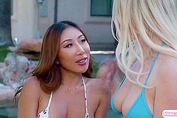 Asian Babe Pussy Licking Lesbian Stepmom - Slimthick Vic, Nicole Doshi And Big T
