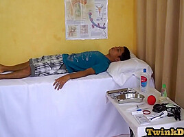 Asian Medic Sucks Twink Before Dickpump And Anal Exam 7 Min