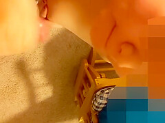 Asian Wife Giving Afternoon Blowjob