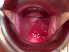 Asian brunette Pink Pussy in masturbation porn scene