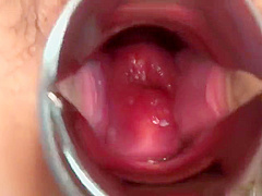 Asian brunette Pink Pussy in masturbation porn scene