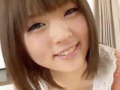 Asian brunette in porno video