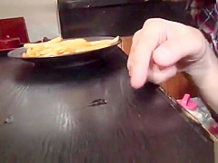 Asian brunette taking part in porno