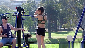 Aussie gf gets ass rimmed