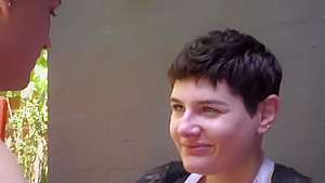 Aussie lesbian eats pussy