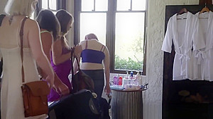 Aussie masseuses licking