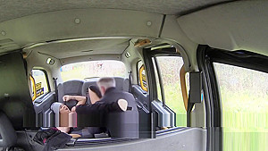 Australian huge tits babe fucked in fake taxi