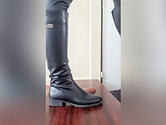 Barbie Cock Trampling With Boots And Stockings No 22